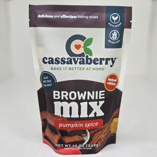 Gluten-Free Pumpkin Spice Brownie Mix | Plant-Based & Limited Edition by Cassavaberry®