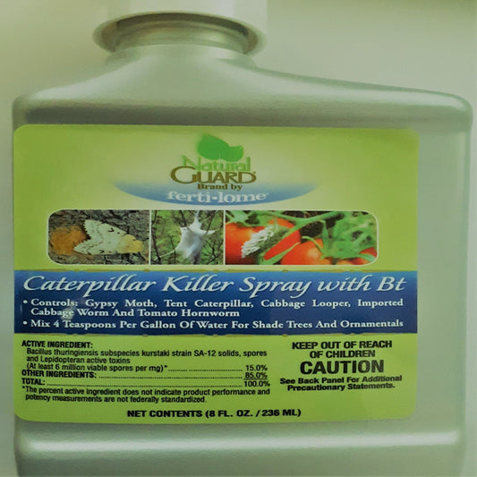 Caterpillar Killer Spray with BT 8 OZ Concentrate