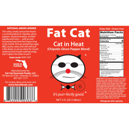 Cat in Heat Chipotle-Ghost Pepper Blend