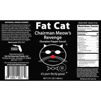 Chairman Meow's Revenge Scorpion Pepper Sauce
