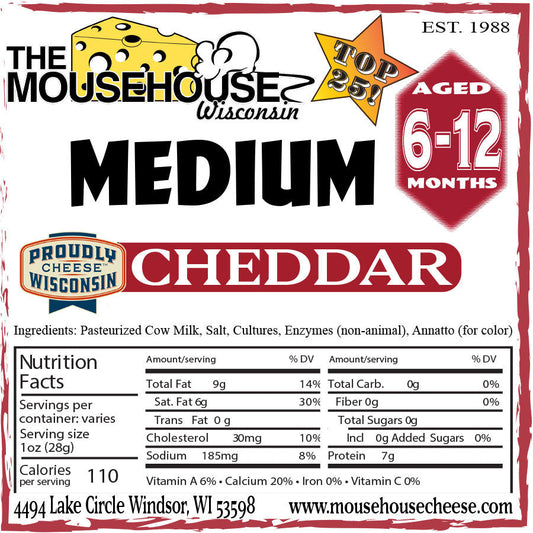 6-12 Month Old Medium Cheddar