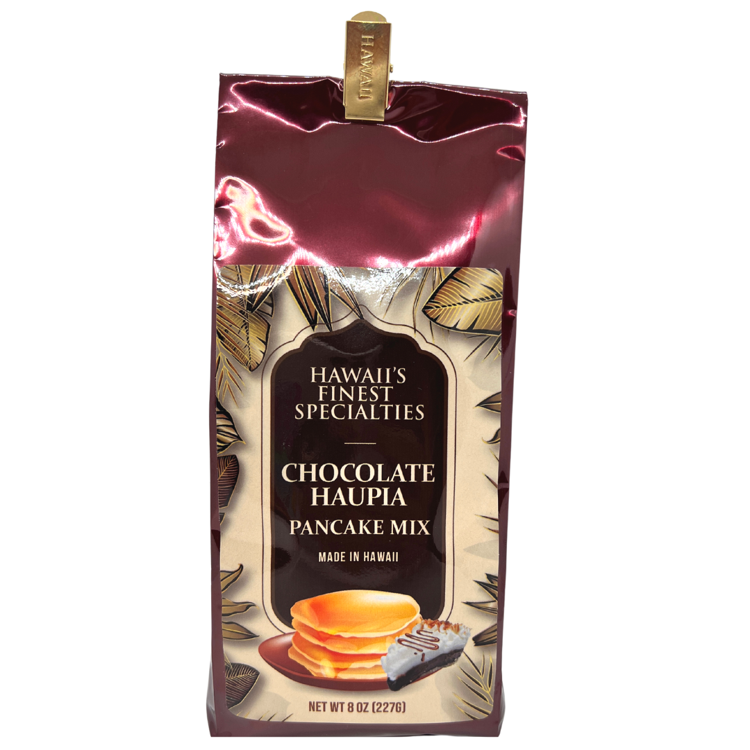 Hawaii's Finest Specialities Chocolate Haupia Buttermilk Pancake Mix