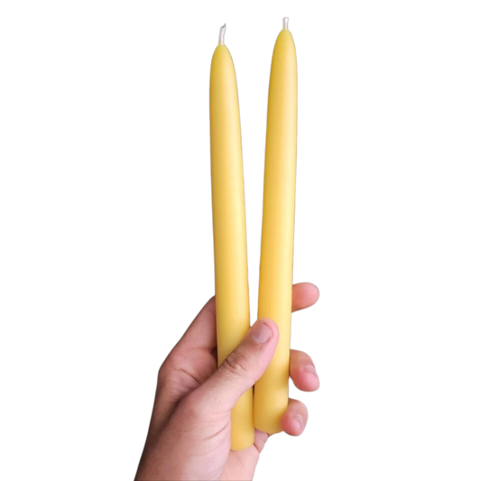 Classic Taper Beeswax Candles, image 2 of 4