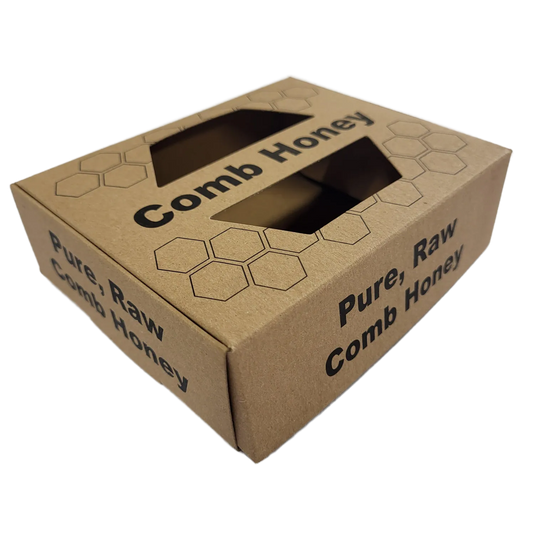 Comb Honey Cassette Packaging by Foxhound Bee Company