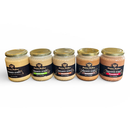 Creamed Honey 11.5 ounce | Whipped Honey | Raw Delicious Natural Honey from Hidden Hollow Honey