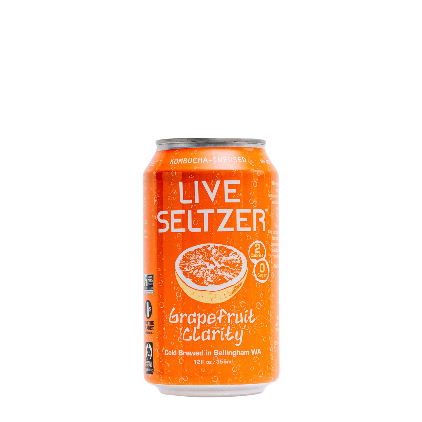 Grapefruit Live Seltzer by KombuchaTown