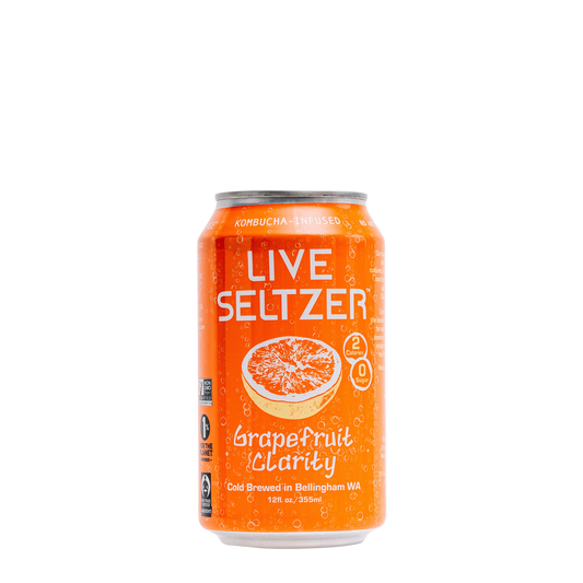 Grapefruit Live Seltzer by KombuchaTown