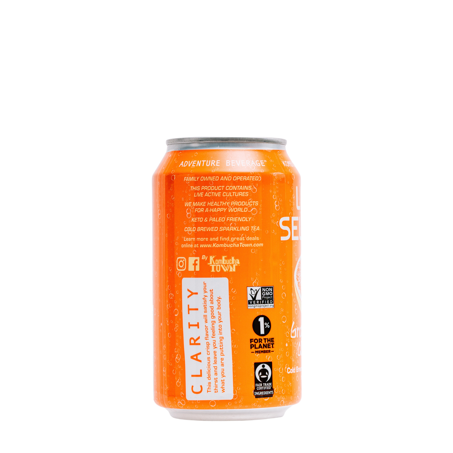 Grapefruit Live Seltzer by KombuchaTown