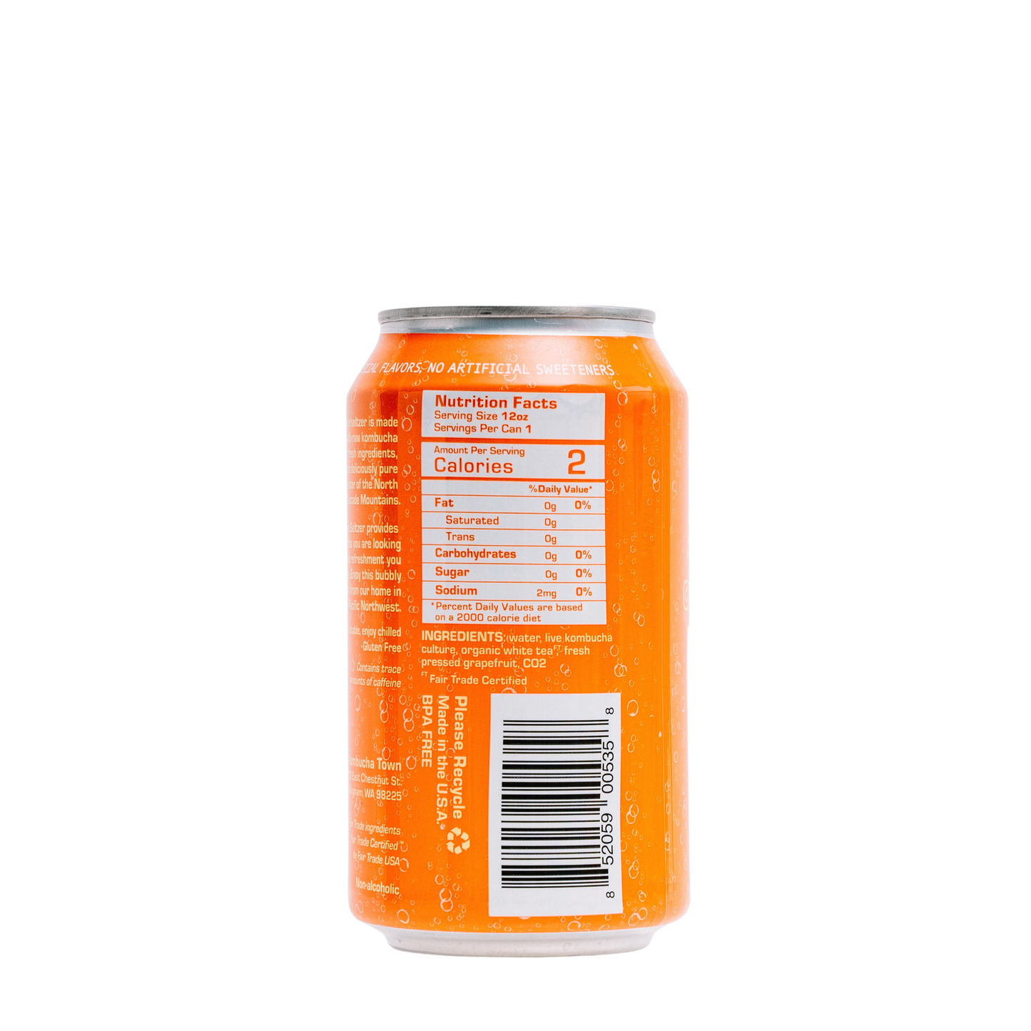 Grapefruit Live Seltzer by KombuchaTown