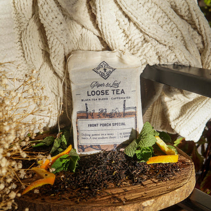 Front Porch Special Muslin Bag of Loose Leaf Tea - 15 Servings