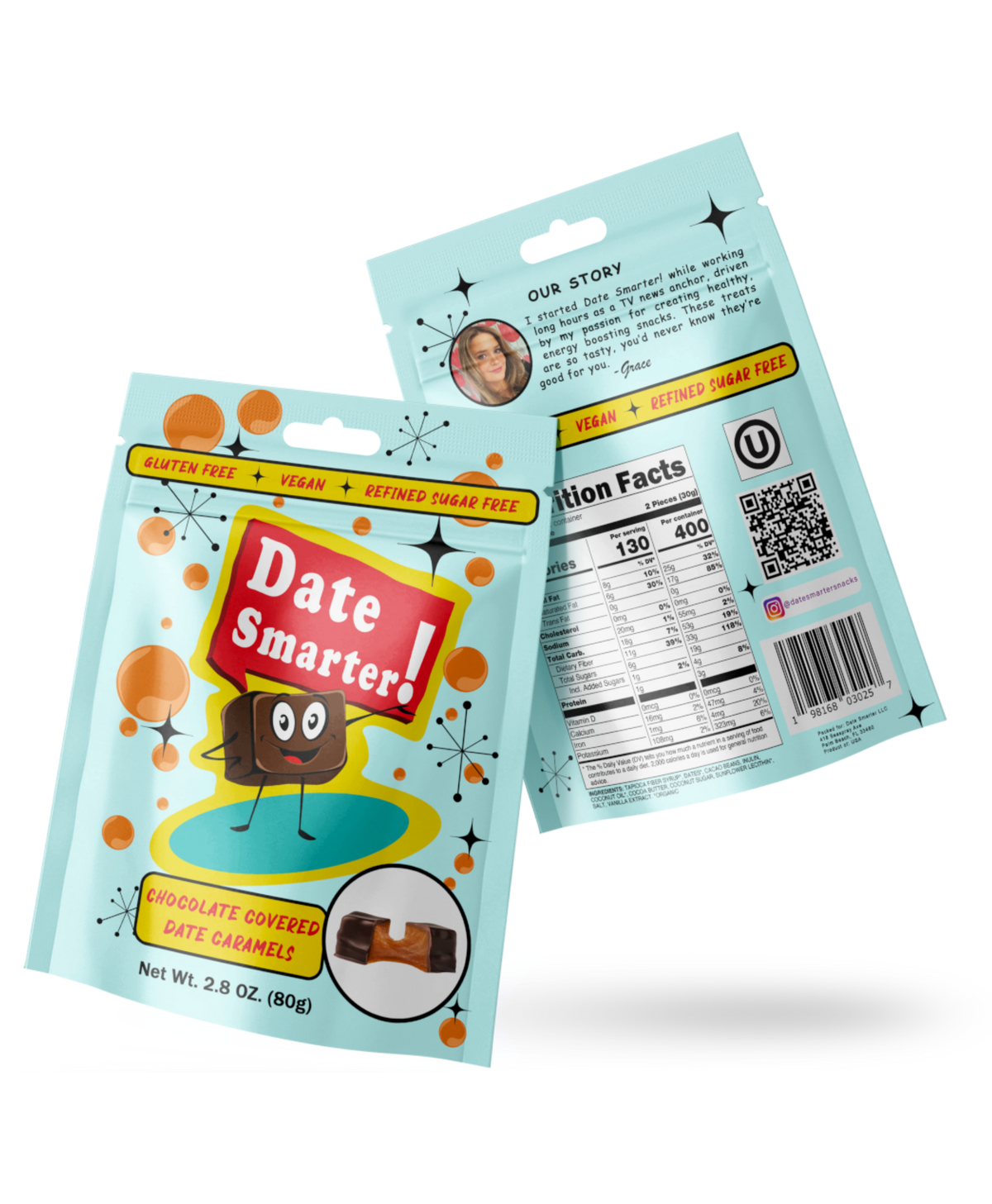 Chocolate Covered Date Caramels by Date Smarter!