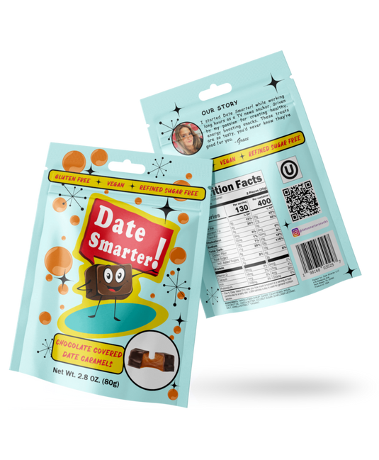 Chocolate Covered Date Caramels by Date Smarter!