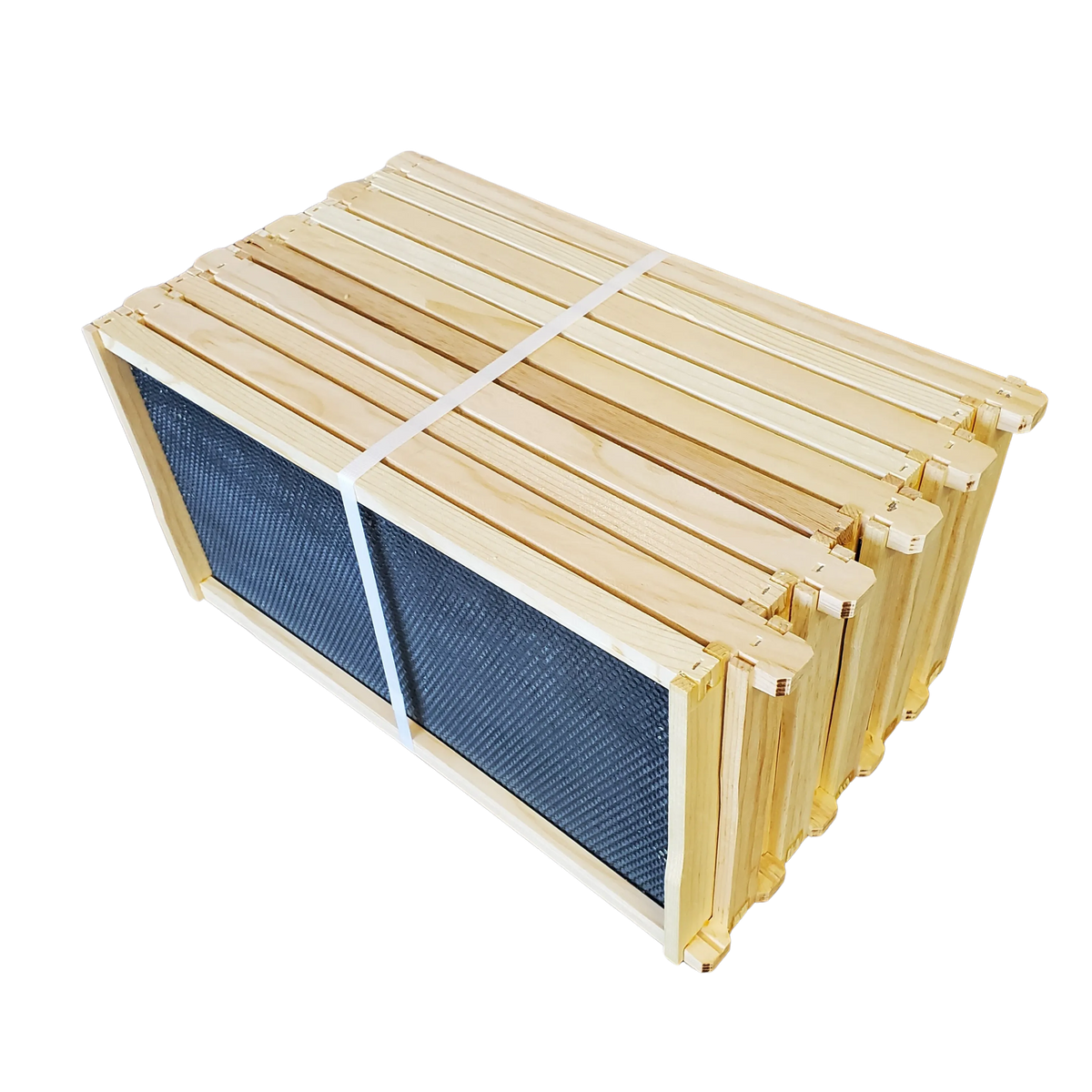 Deep 9 1/8-Inch Langsroth Frame, Grooved Top / Grooved Bottom With Double Wax Foundation, image 3 of 12