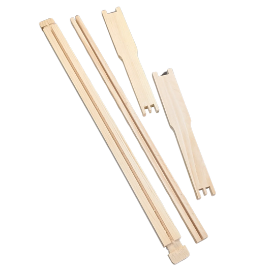 Deep 9 1/8-Inch Langsroth Frame, Unassembled, Grooved Top / Grooved Bottom by Foxhound Bee Company