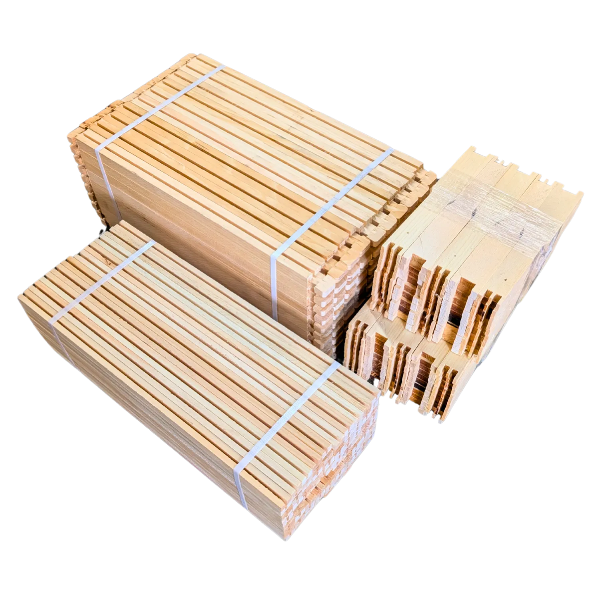 Deep 9 1/8-Inch Langsroth Frame, Unassembled, Grooved Top / Grooved Bottom, image 3 of 4