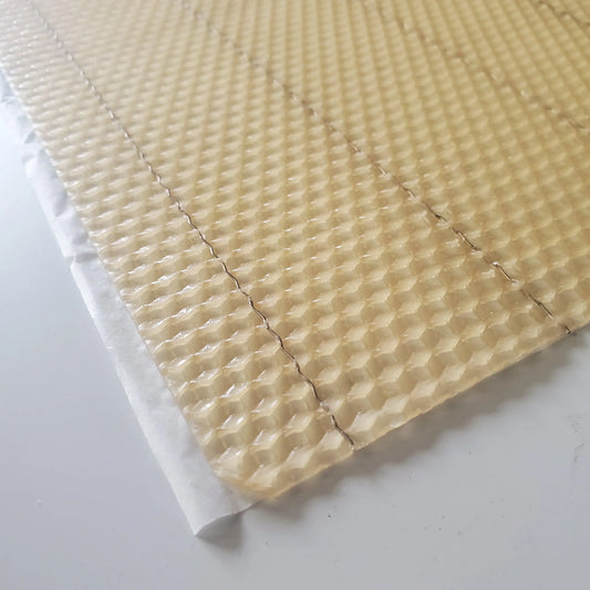 Deep Beeswax Foundation - Wired With Hooks - 8 3/8-inch, image 2 of 6