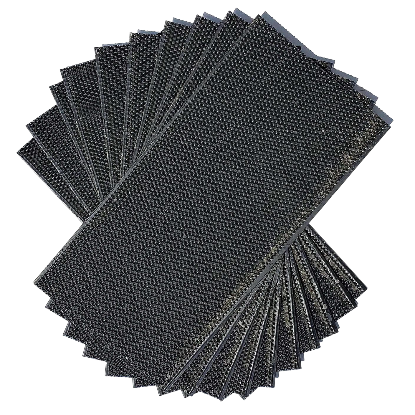 Deep, Black Plastic Foundation with Double Beeswax, Animals & Pet Supplies from Foxhound Bee Company