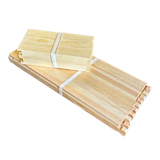 Deep 9 1/8-Inch Langsroth Frame, Unassembled, Grooved Top / Grooved Bottom