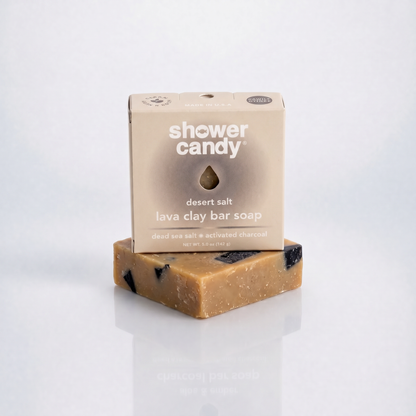 Desert Salt Lava Clay Body Wash Bar | Shower Candy, Health & Beauty from SHOWER CANDY