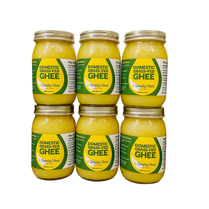 Domestic Grassfed Ghee 16oz - Half Case of 6