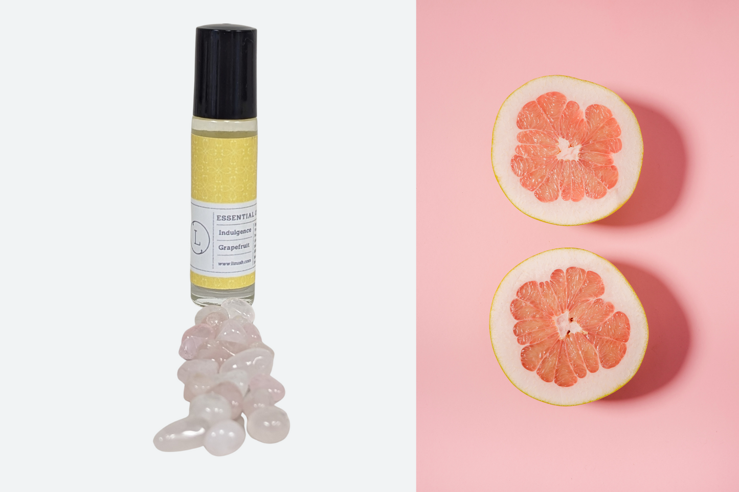 CBD Essential Oils Roll-On set with Crystals and CBD (THC free)