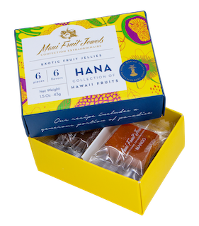 Maui Fruit Jewels "Hana" Collection of Fruit Jellies - 6pc Set