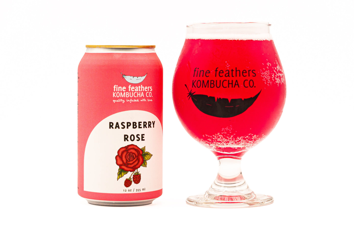 Raspberry Rose Kombucha