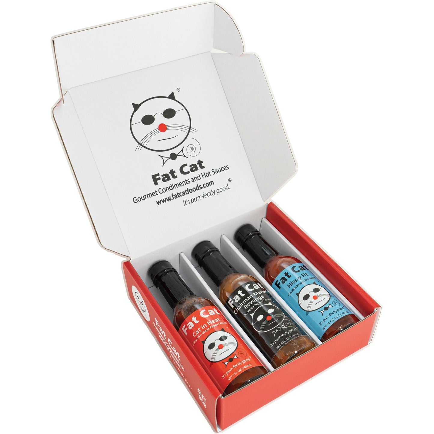 Heat Lovers 3 Bottle Hot Sauce Gift Box