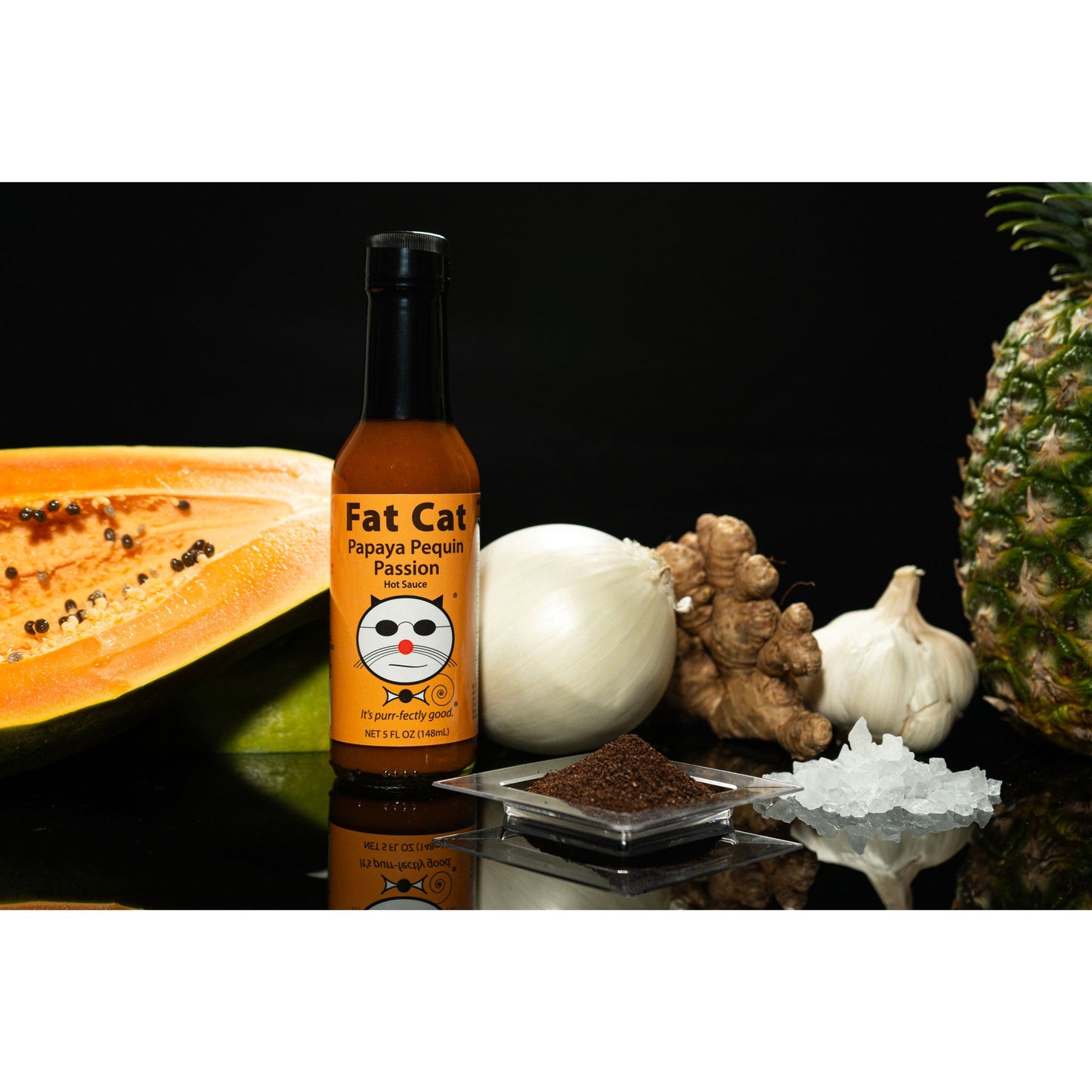 Papaya Pequin Passion Savory Fruit Hot Sauce