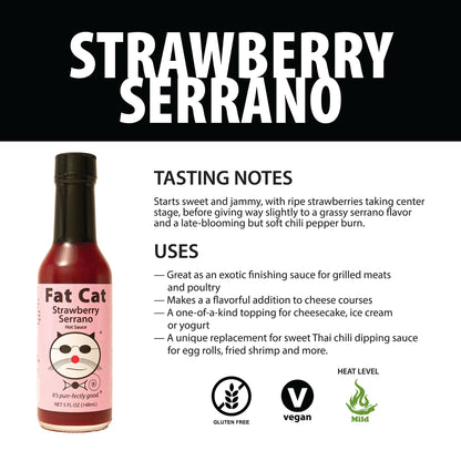 Strawberry Serrano Hot Sauce