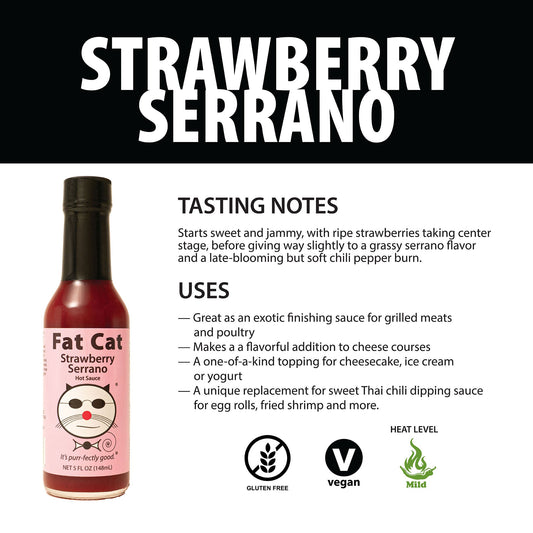 Strawberry Serrano Hot Sauce