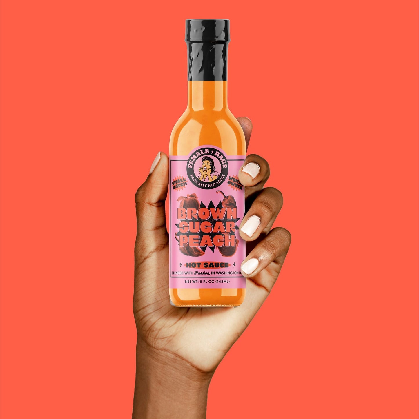 Brown Sugar Peach Hot Sauce