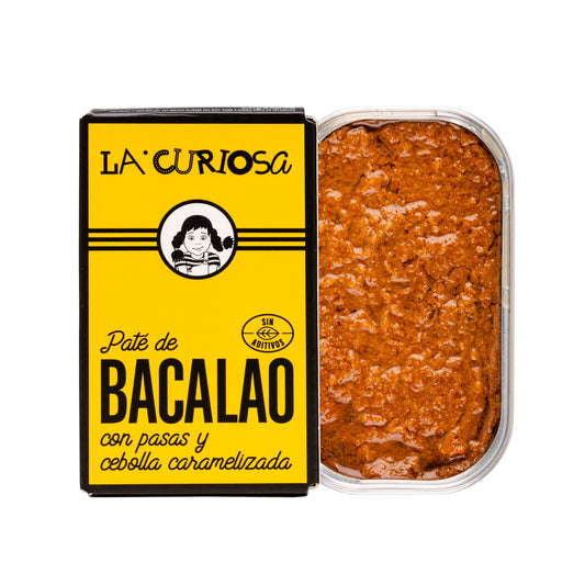 Codfish Paté with Raisins & Caramelized Onion