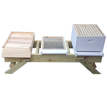 Folding Three Hive Stand