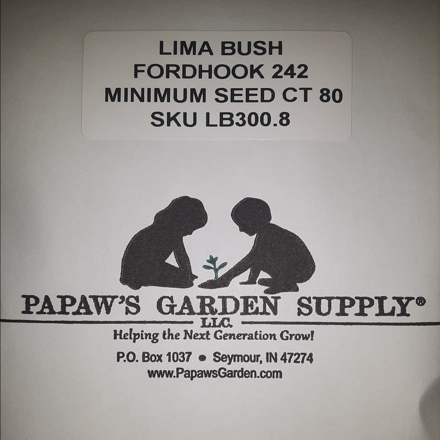 Fordhook 242 Heirloom Lima Bean Seeds