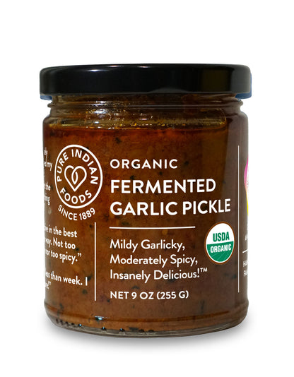 Fermented Garlic Pickle, Certified Organic - 9 oz