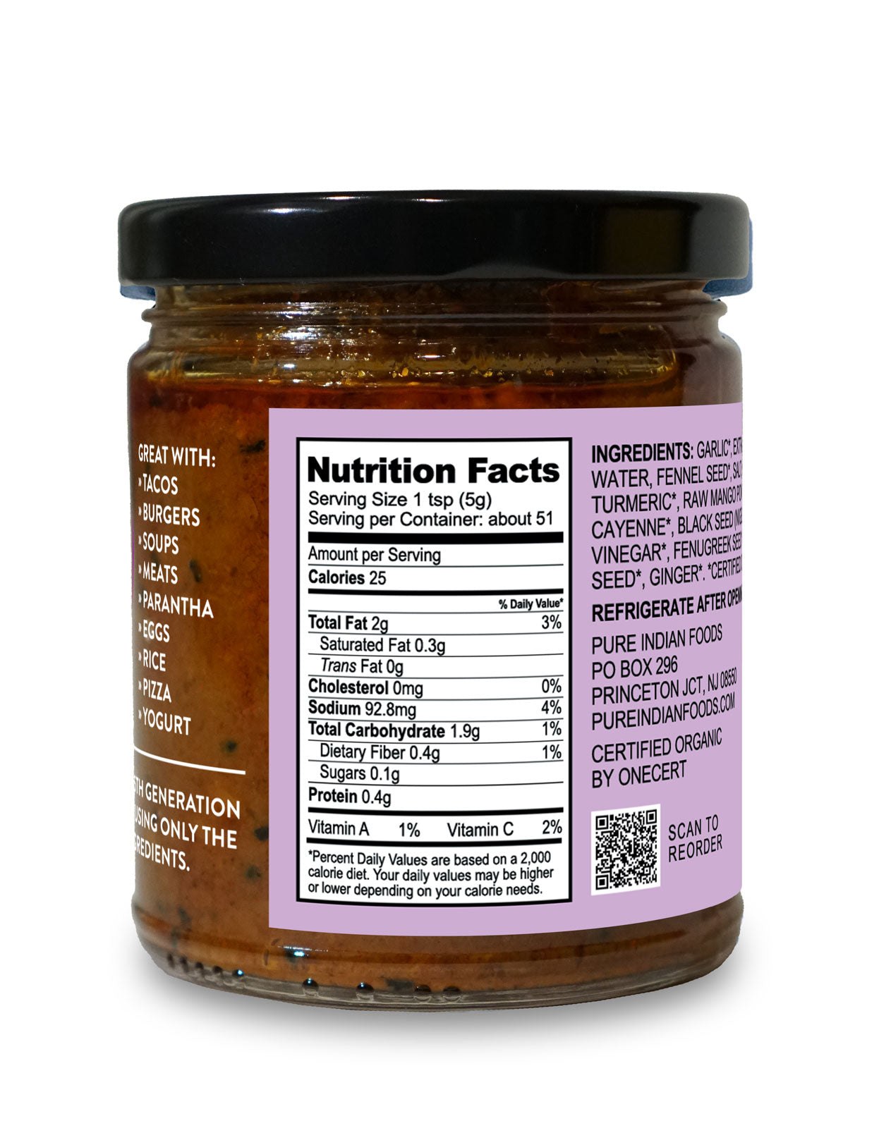 Fermented Garlic Pickle, Certified Organic - 9 oz