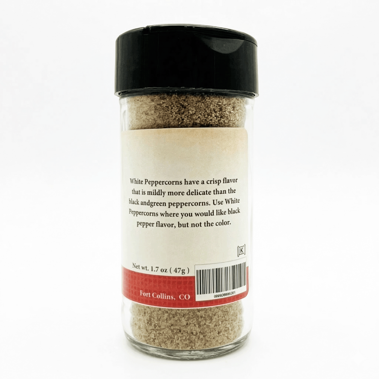 White Peppercorn, Ground