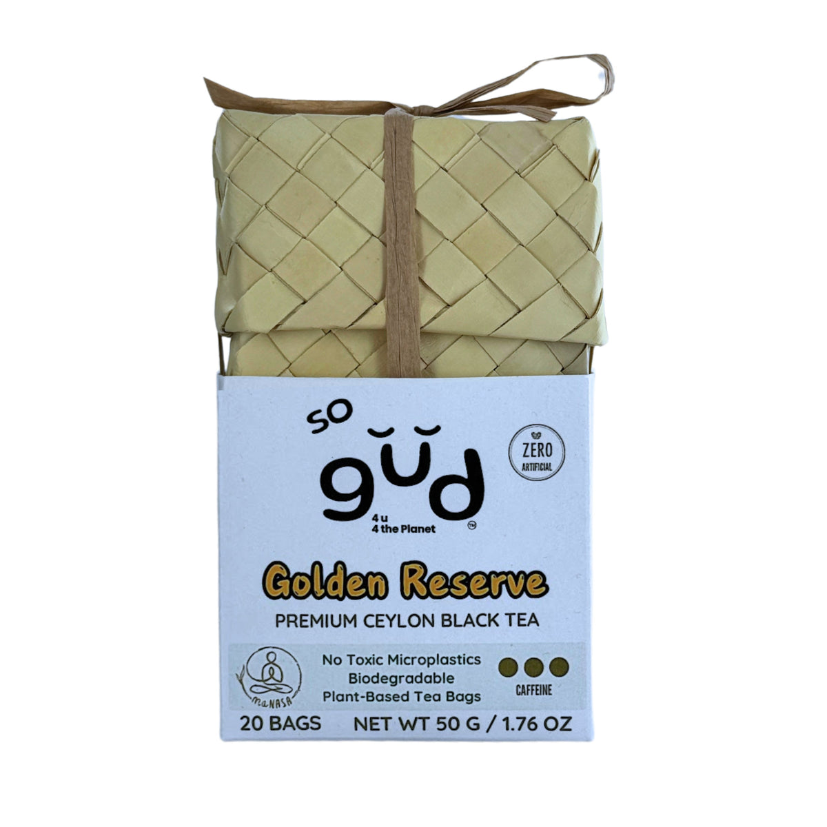 Golden Reserve Black Tea | Plant-based Tea Bags by so gud