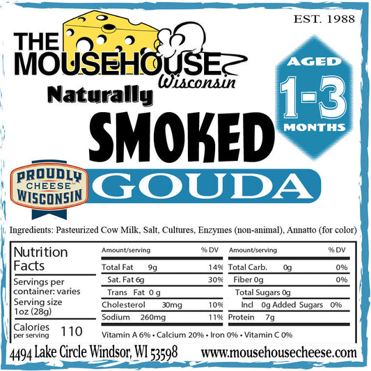 Smoked Gouda, Approx wt. 12oz