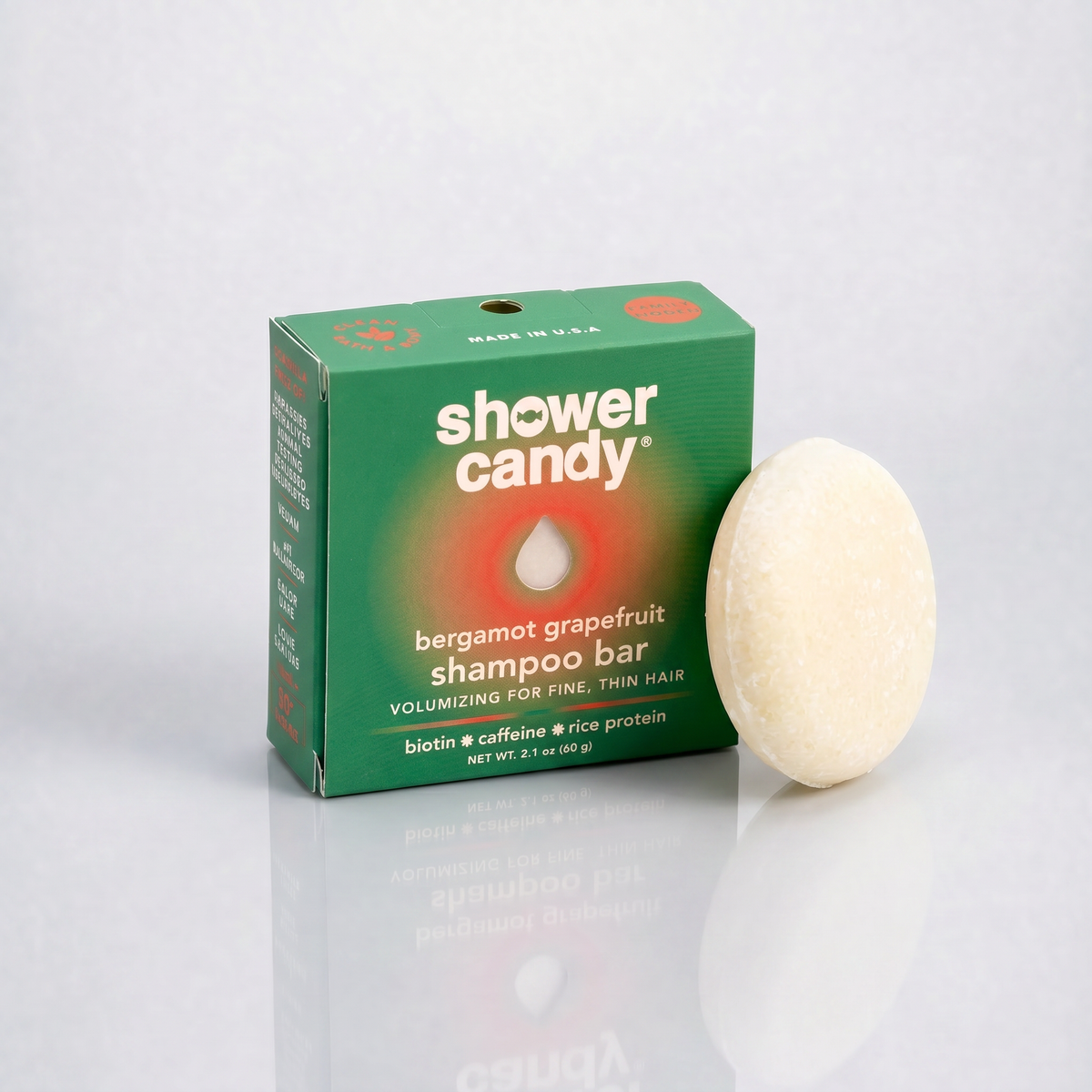 Bergamot Grapefruit Volumizing Shampoo Bar for Fine and Thin Hair, image 2 of 12