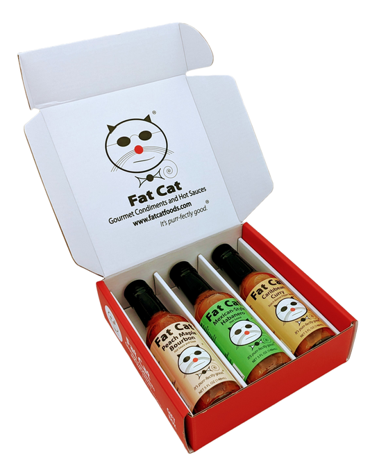 Grill Masters 3 Bottle Hot Sauce Gift Box