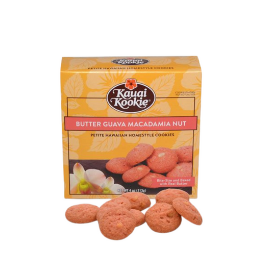 Kauai Kookie Butter Guava Petite Macadamia Nut Cookies