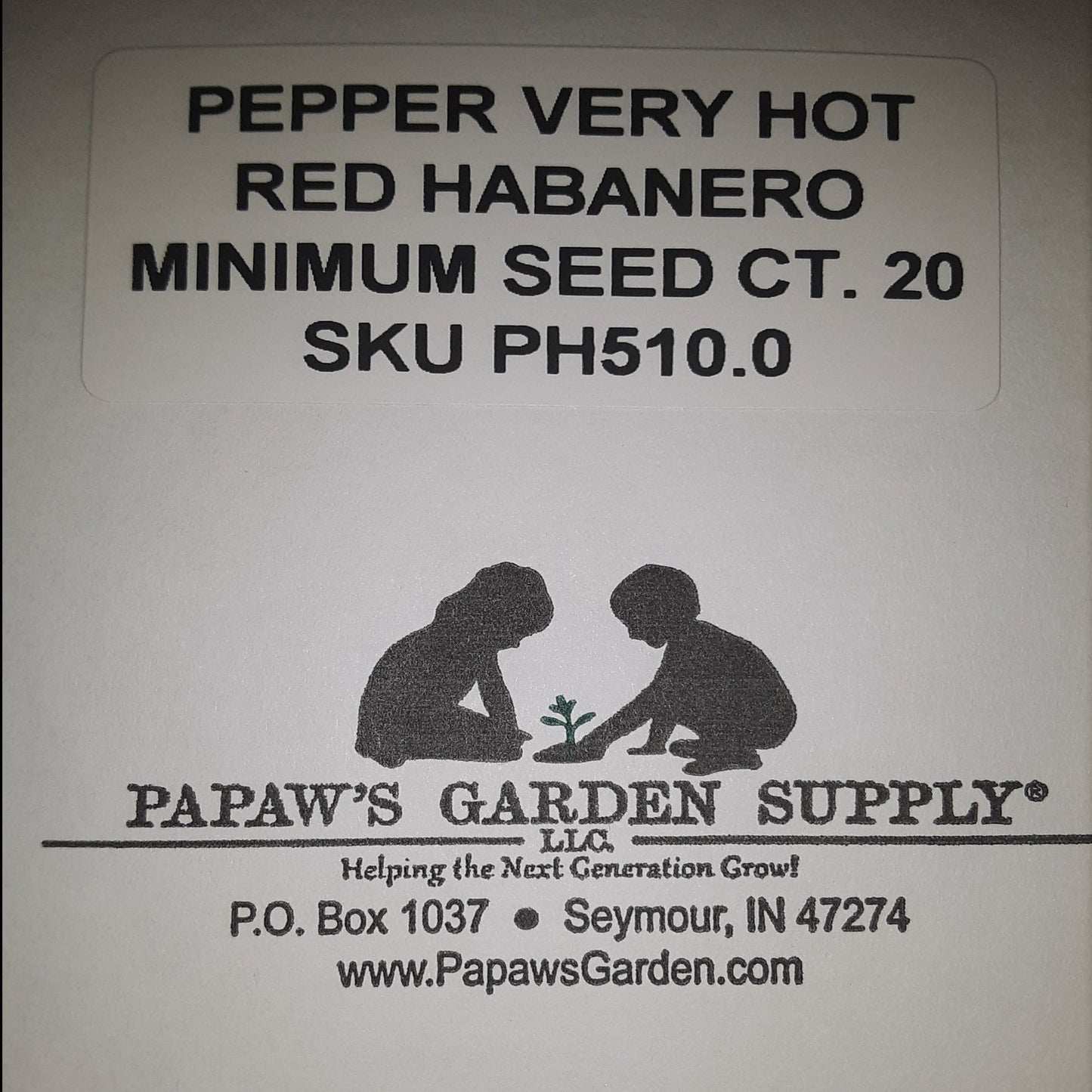 Habanero Red VERY HOT Pepper Seeds