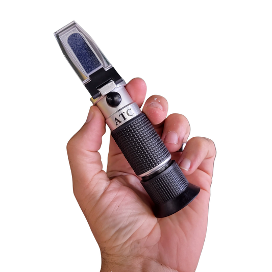 Hand Held Honey and Juice Refractometer with ATC by Foxhound Bee Company
