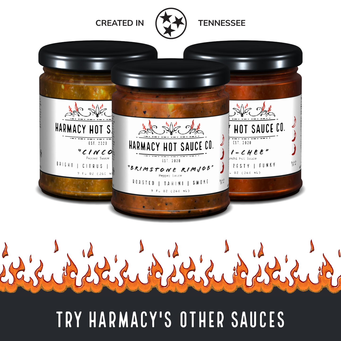 Totec's Tears - Dried Chili & Plum Pepper Sauce (9oz)