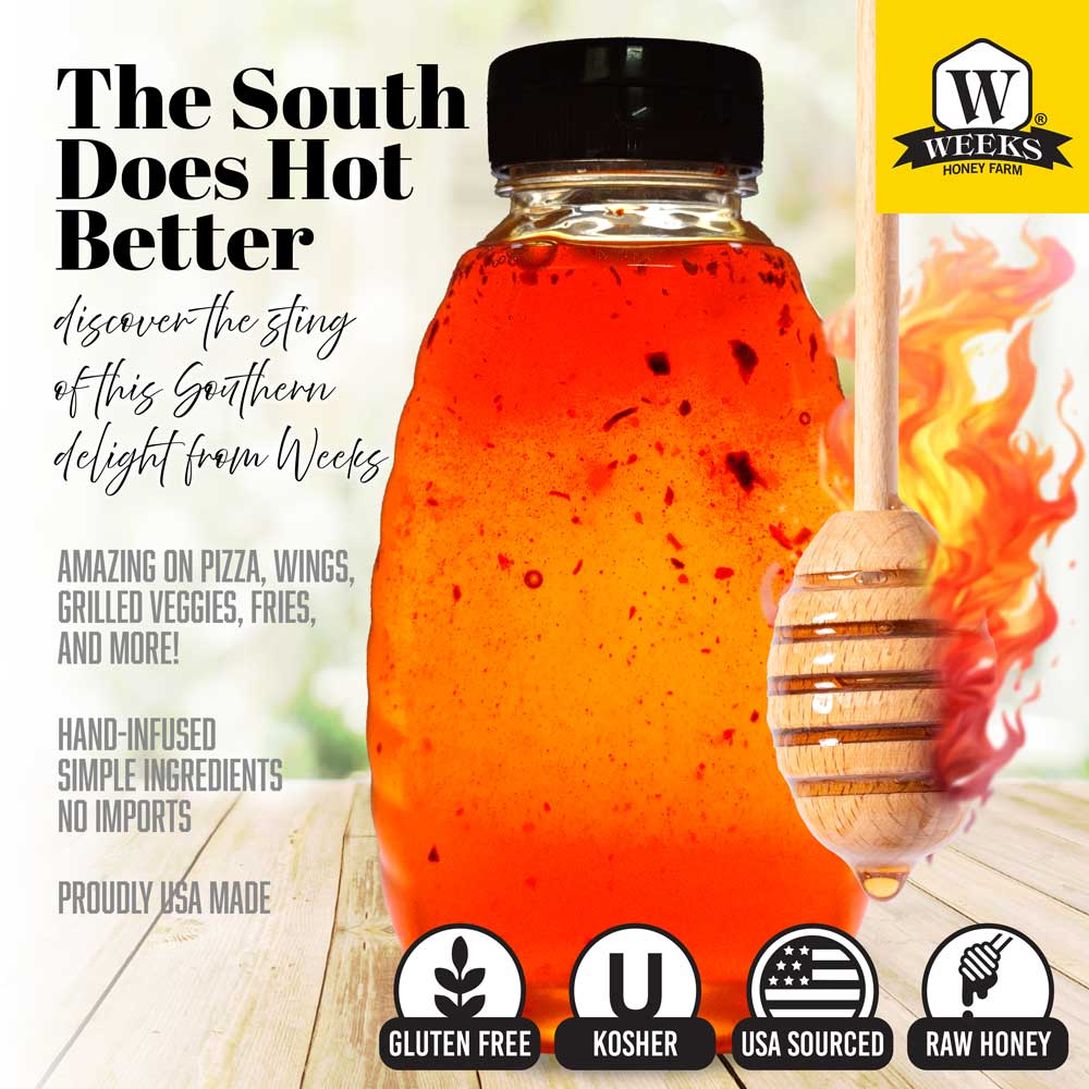 Week's Hawt Honey: Raw, Natural Chile-Infused Hot Honey from the South