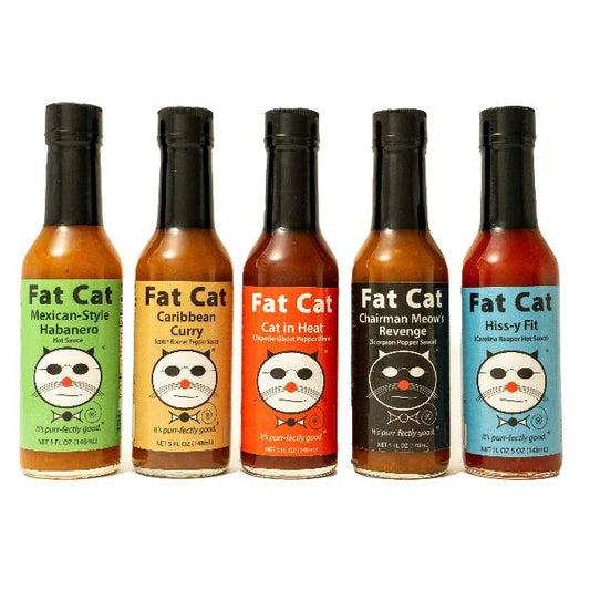 Heat-Seeking Inferno 5 Bottle Hot Sauce Bundle