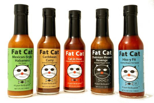 Heat-Seeking Inferno 5 Bottle Hot Sauce Bundle