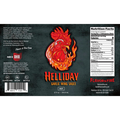 Helliday Serrano Medium Wing Sauce